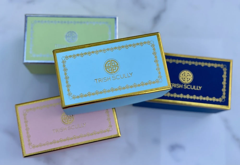 TRISH SCULLY Napkin Rings LA FLEUR VERTE SET OF 2