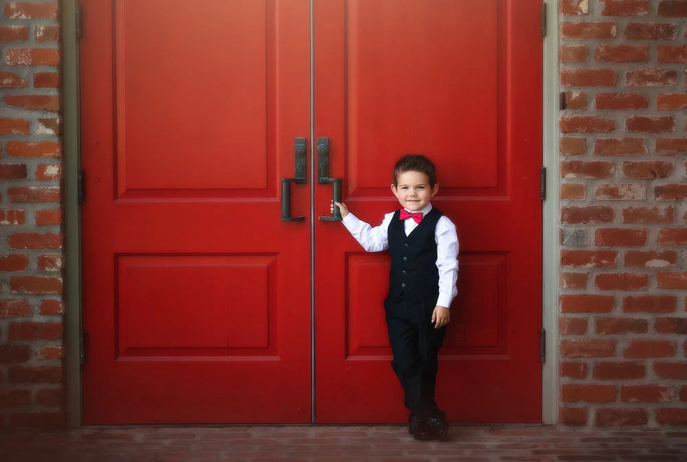 TRISH SCULLY BOYS SAVILLE ROW BLACK TUXEDO 3PC. SET