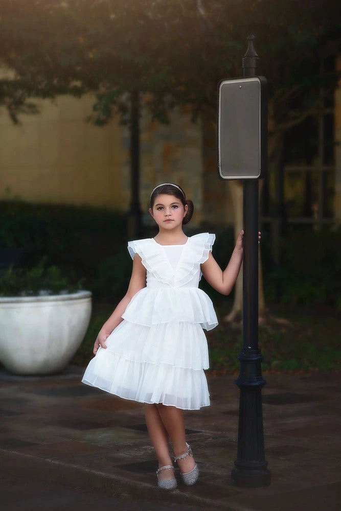 TRISH SCULLY HOME SALE MAIZY DRESS WHITE