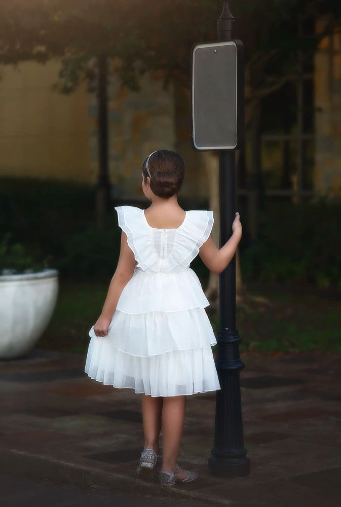 TRISH SCULLY HOME SALE MAIZY DRESS WHITE