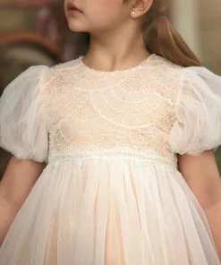 TRISH SCULLY HOME GIRLS JACQUELINE GOWN CHAMPAGNE