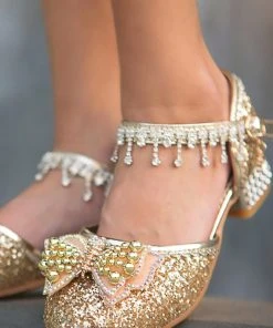 TRISH SCULLY HOME GOLD REGAL PRINCESS SHOE