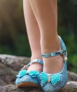 TRISH SCULLY HOME MAGICAL BUTTERFLY SHOE BLUE