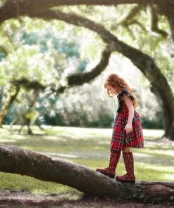 TRISH SCULLY Spring/Summer 2022 MILLY DRESS STEWART TARTAN