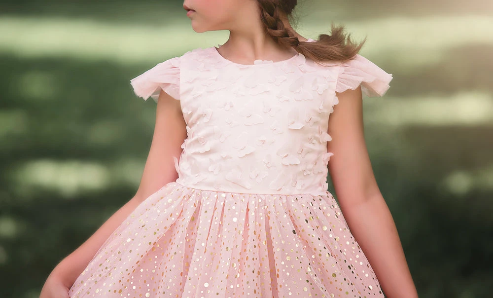 TRISH SCULLY SHIMMER BUTTERFLY DRESS