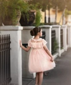 TRISH SCULLY Summer Wedding Guest GIOVANNA DRESS BLUSH PINK