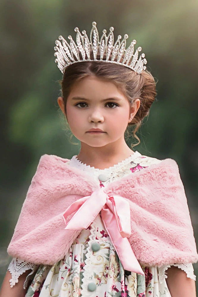 TRISH SCULLY SALE ADELE FAUX FUR WRAP PINK