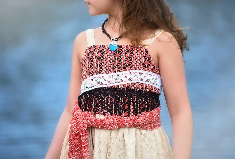 TRISH SCULLY HOME HAWAIIAN PRINCESS DRESS & NECKLACE SET Dress Up