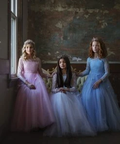 TRISH SCULLY HOME MARIPOSA GOWN BLUE