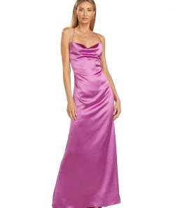 TRISH SCULLY WOMEN FRANKIE GOWN FUCHSIA