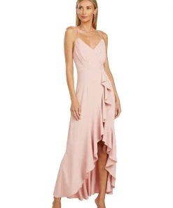 TRISH SCULLY PAIGE GOWN BLUSH PINK WOMEN