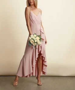 TRISH SCULLY PAIGE GOWN BLUSH PINK WOMEN