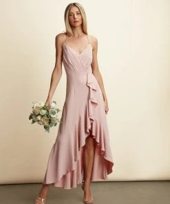TRISH SCULLY PAIGE GOWN BLUSH PINK WOMEN