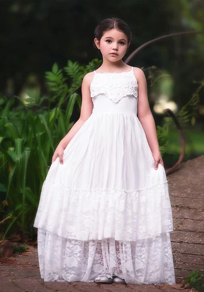 TRISH SCULLY ALEXANDRA MAXI DRESS WHITE