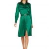 TRISH SCULLY WOMEN BLAKESLEY SHIRT DRESS EMERALD