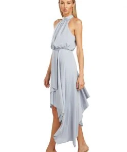 TRISH SCULLY NOEMI DRESS SILVER