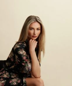 TRISH SCULLY HOME REMI BUTTON FRONT MAXI DRESS