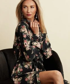 TRISH SCULLY HOME REMI BUTTON FRONT MAXI DRESS