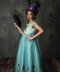 TRISH SCULLY PEACOCK PRINCESS GOWN SALE