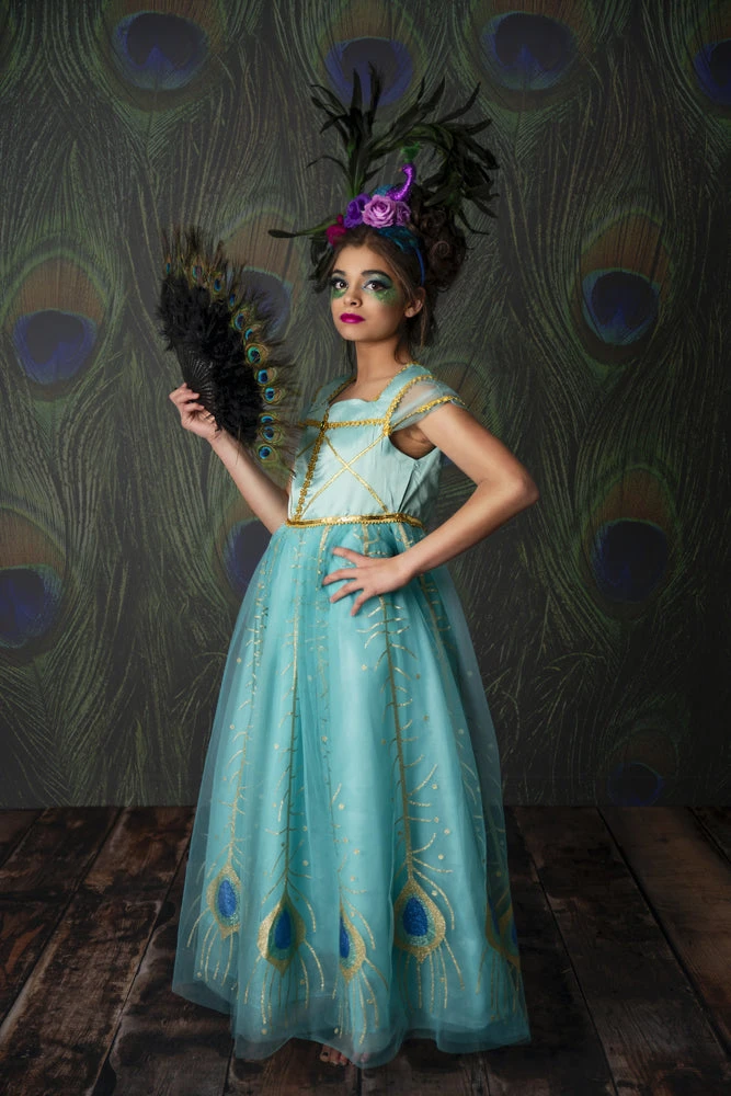 TRISH SCULLY PEACOCK PRINCESS GOWN SALE