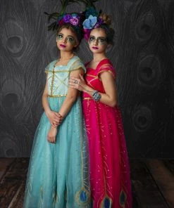 TRISH SCULLY PEACOCK PRINCESS GOWN SALE