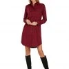 TRISH SCULLY HOME TINLEY BUTTON FRONT SHIRT DRESS Dresses