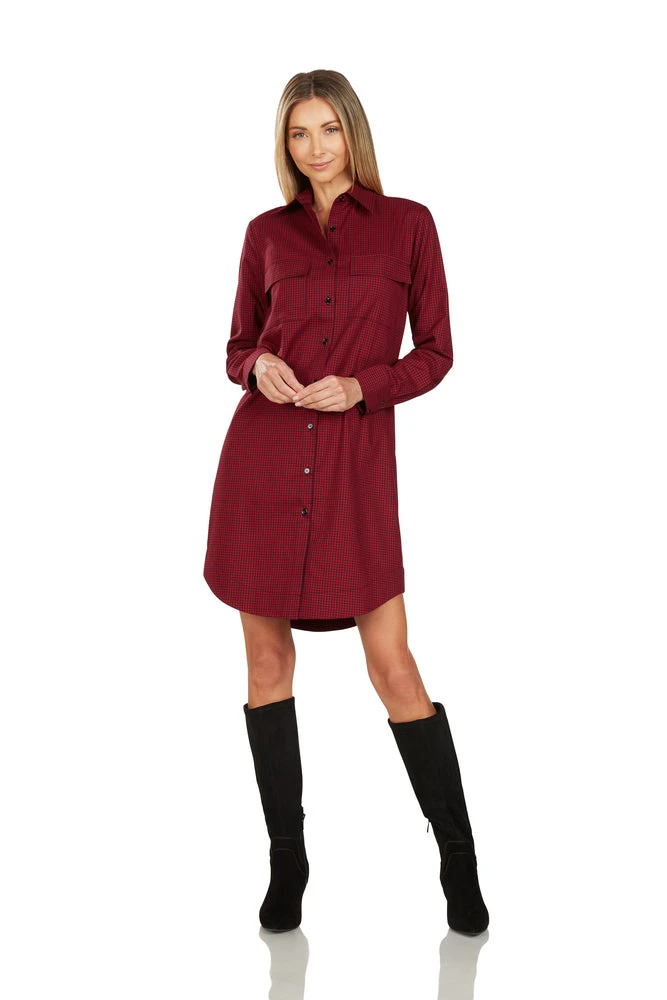 TRISH SCULLY HOME TINLEY BUTTON FRONT SHIRT DRESS Dresses
