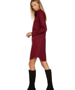 TRISH SCULLY HOME TINLEY BUTTON FRONT SHIRT DRESS Dresses
