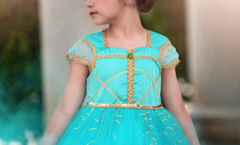 TRISH SCULLY PEACOCK PRINCESS GOWN SALE