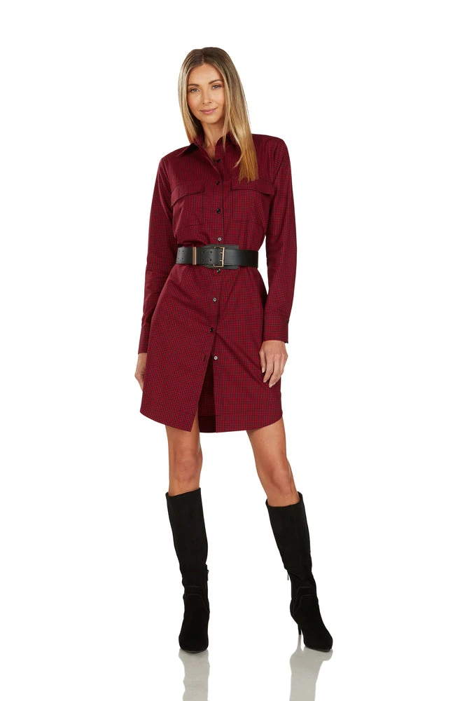 TRISH SCULLY HOME TINLEY BUTTON FRONT SHIRT DRESS Dresses