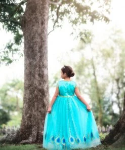 TRISH SCULLY PEACOCK PRINCESS GOWN SALE