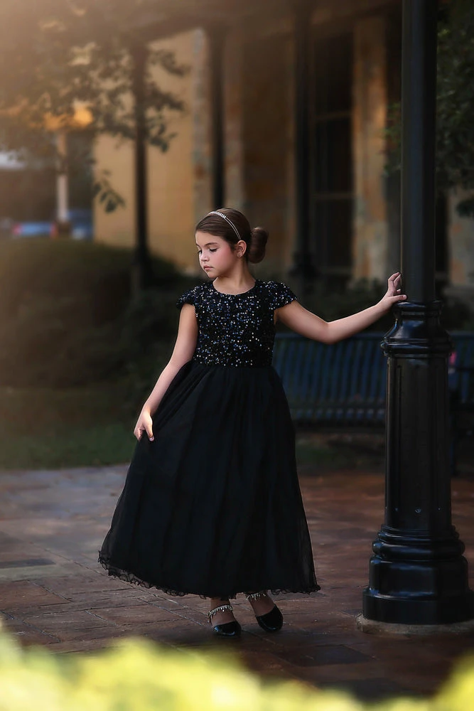 TRISH SCULLY HOME DELILAH DRESS BLACK Spring/Summer 2022