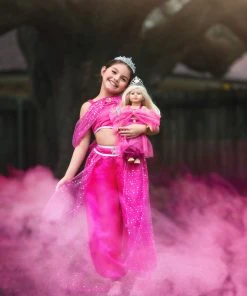 TRISH SCULLY HOME PINK GENIE DOLL OUTFIT