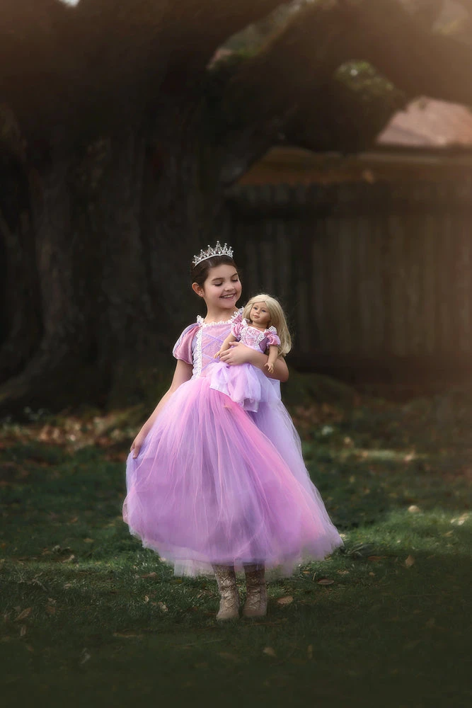 TRISH SCULLY HOME Doll Dress-Up DARLING DAMSEL DOLL GOWN