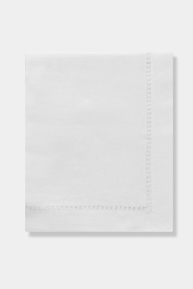 TRISH SCULLY HOME CORTONA LINEN TABLE CLOTH 72" SQUARE