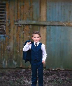 TRISH SCULLY LIVINGSTON TARTAN 3PC. SUIT BOYS