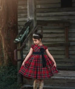 TRISH SCULLY HOME ISLA STEWART TARTAN DRESS