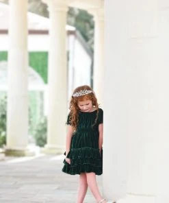 TRISH SCULLY HOME HOLLY DRESS EMERALD