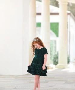 TRISH SCULLY HOME HOLLY DRESS EMERALD