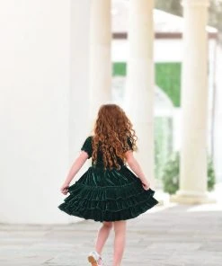 TRISH SCULLY HOME HOLLY DRESS EMERALD