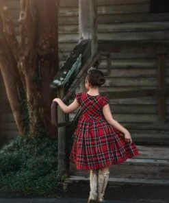 TRISH SCULLY HOME ISLA STEWART TARTAN DRESS