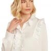 TRISH SCULLY WOMEN CASSANDRA BLOUSE WHITE