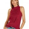 TRISH SCULLY HOME CLAIRE BLOUSE CRIMSON