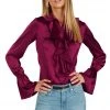 TRISH SCULLY HOME WOMEN MARGOT BLOUSE ORCHID