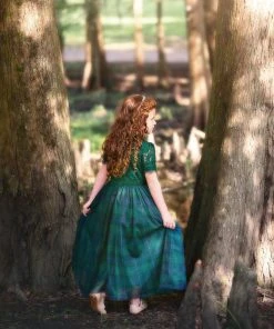 TRISH SCULLY HOME HARMONY GOWN BLACKWATCH TARTAN Spring/Summer 2022