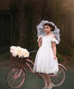 TRISH SCULLY HOME PIPER LACE PARASOL WHITE Accessories