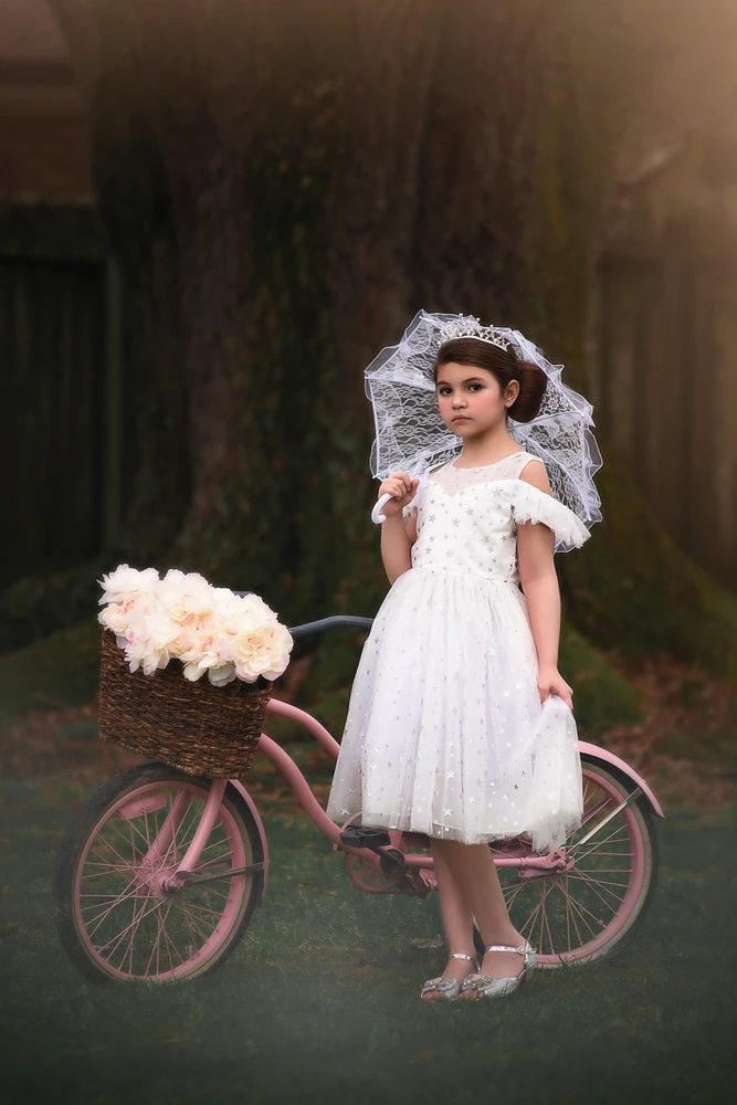 TRISH SCULLY HOME PIPER LACE PARASOL WHITE Accessories