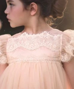 TRISH SCULLY ADRIANA DRESS BUTTERSCOTCH