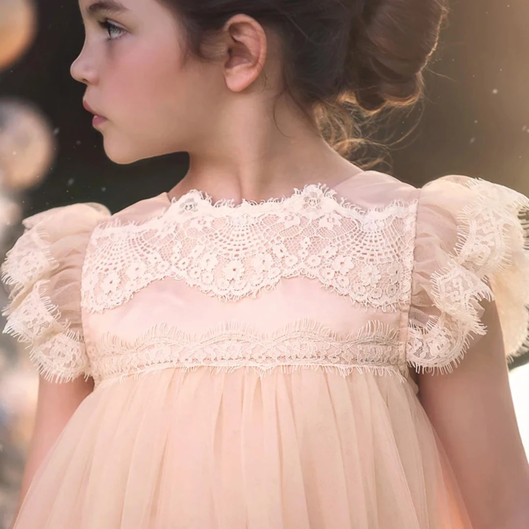 TRISH SCULLY ADRIANA DRESS BUTTERSCOTCH