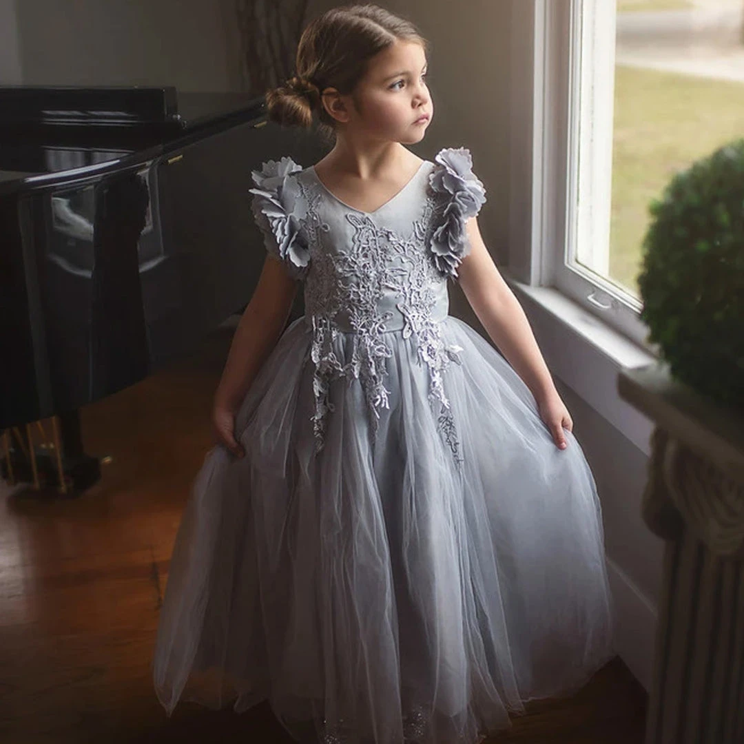 TRISH SCULLY BIANCA GOWN SILVER